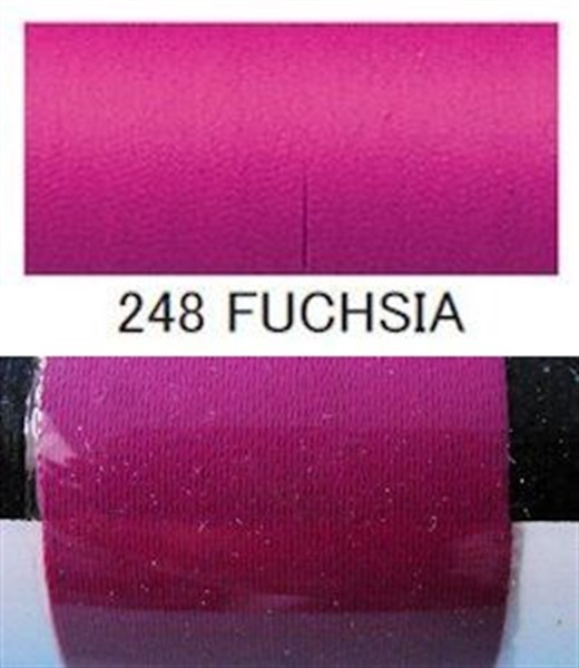 ポリエステルダルスレッド／A（細）(248（フクシア）)